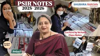 Best PSIR Optional Notes for UPSC| Shubhra Ranjan PSIR Notes Review| UPSC Study Vlog 