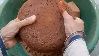 brown mud dirt part-2🩷#tubcrumbling#dipping#pastepouring#watercrumbling#satisfying🩷