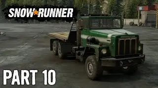 SnowRunner | Walkthrough Gameplay | Part 10 | New Truck & Work For Old Sweat | Xbox One