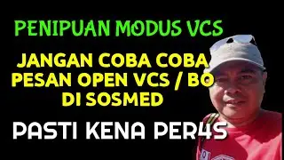 PESAN VCS DI MEDSOS,  PASTI KENA PER4S || PENIPUAN MODUS VCS ONLINE