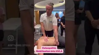 Osteopathic mobilisation for the thoracic and ribs 