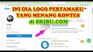 INI DIA LOGO PERTAMAKU YANG  MENANG KONTES SRIBU COM ‼️