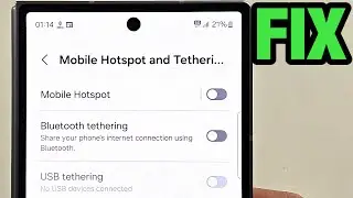 Samsung Galaxy Z Fold 6 Hotspot Not Working or Greyed Out? SOLVED
