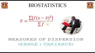 Measure of Dispersion: Range & Variance (with calculations)