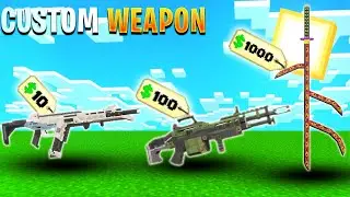 Minecraft but I can Buy custom weapons