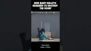 How many Bullets to Destroy Door | #bgmi #pubgmobile #shorts