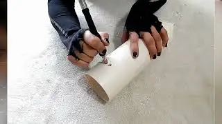 DIY Como Fazer Luminária de Cano de PVC Borboleta Tutorial  passo a passo