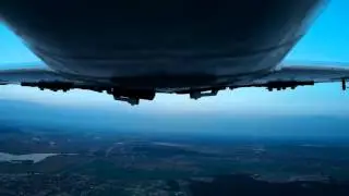Полет 25 05 14 с ретрактами посадка на пузо