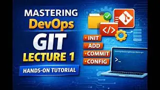 Mastering DevOps Git – Lecture 1 | Git Basics, Init, Add, Commit, Config | Complete Hands-On