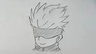 How To Draw Satoru  Gojo | Step By Step | Jujutsu Kaisen 2024