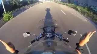 Honda Steed 400 разгон до 100, Top speed,