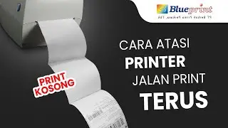 Tutorial Cara Atasi Printer Label Error Cetak Terus / Label Kosong | BPVID#269
