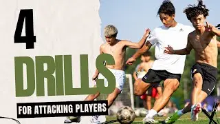 4 Finishing Drills for Attacking Players | MLS NEXT PLAYERS