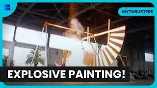 Painting A Room With Dynamite - MythBusters
