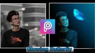 Picsart Tutorial - Edit Dark Tone Effect With Glowing Butterfly | Awesome Picsart Editing 2021