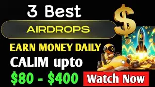 Crypto Airdrops 2024 | 3 Free Token Airdrop | Binance Moonbix | Crypto Airdrops