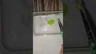 colour mixing green 💚+ yellow 💛,  💚+ 💛=? #    like and subscribe # dream craft ❤️