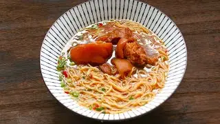 看《狂飙》太上头！连夜做了一碗猪脚面，太香太好吃了