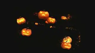 halloween lanterns Stock Video Free