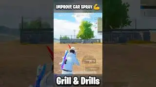 THIS DRILL 🔥WILL IMPROVE 😈 CAR SPRAY'ss 💪 #shorts #bgmi #pubg #pubgmobile #tipsandtricks