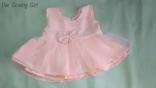 Baby frock cutting and stitching |  ১/২ বছরের বেবি ফ্রক | Frock design