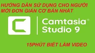 The simplest and most basic instructions for using Camtasia 9 for beginners
