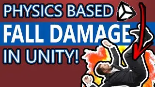 Physics based FALL DAMAGE in Unity!