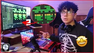 I Made A Melodic Beat From Scratch In My New Studio!!! | Logic Pro Cookup