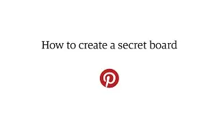 How to create a secret board
