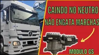 Caindo no Neutro e não Engata Marchas - Mercedes Benz Actros 2546