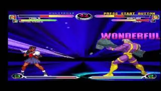 Marvel vs Capcom 2 Torre del reloj pelea.