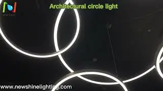 New Shine Lighting circular led chandelier lights