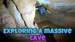 Exploring a massive cave!!