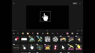 How to add stickers in CapCut