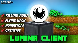 Lumina Client For MCPE 1.21.92+ | Best MCPE Hack Client Ever 💀