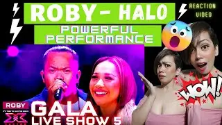 ROBY - HALO (Beyoncé) - X Factor Indonesia 2021 | Reaction🇮🇩 | Bossbabe Café