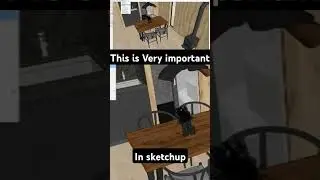 SKETCHUP FOR BEGINNERS | This is Very important to understand! #3dmodeling #architecture