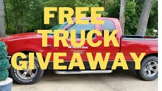 TRUCK GIVEAWAY:  UPDATE