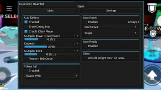 Death Ball Script | Auto Parry, Auto Walk, Ball Curve, Enable Clash Mode, Follow Ball, Auto Ready