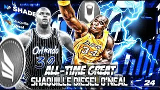 ALL-TIME SHAQUILLE O'NEAL BUILD 💪🏿 IS THE BEST PURE INSIDE BIG IN NBA2K24 GAMEBREAKING! 😱🏀BABY SHAQ
