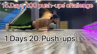 1 Day 20 push-ups ||10 Days || 200 push-ups Challenge #myfirstvlog #my_1st_vlog  #myfirstvideo