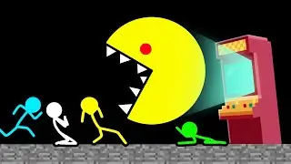 Stickman VS Minecraft: Arcade Survival - AVM Shorts Animation