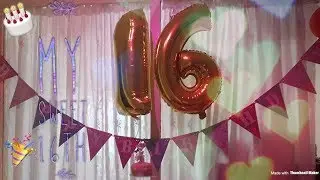 MY SWEET 16TH BIRTHDAY !!