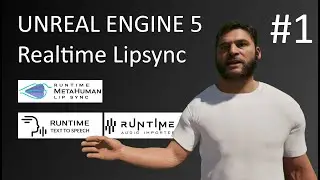 Unreal Engine 5 - Realtime Lipsync with just Microphone and Plugins by Georgydev - Part 1