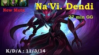Dota 2. Dendi plays Spectre RMM 6.86 New Meta