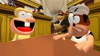 Peppino Takes The Noise To Court - Pizza Tower Funnies