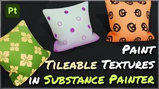 Set up & Paint Tileable Textures in Substance Painter!