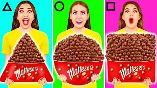 Geometrik Şekilli Yemek Kapişmasi | Yemek Savaşı TeenTeam Challenge