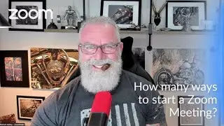 1 million ways to start a Zoom Meeting?