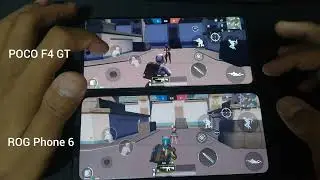 ROG PHONE 6 vs POCO F4 GT  PUBG mobile